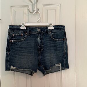 American Eagle Outfitters Ex Boyfriend Low Rise Jean Shorts NWT 4